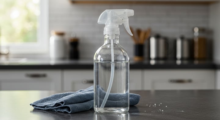 Utensilios de cocina limpios y organizados